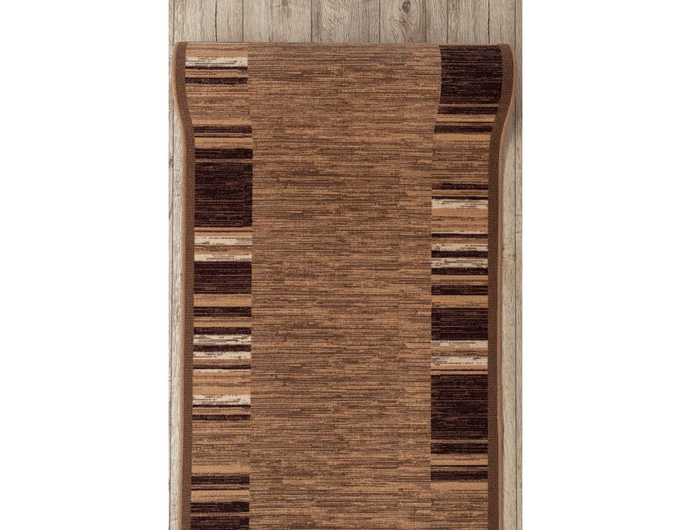 Alfombra de pasillo con refuerzo de goma beige 120x190 cm Domiona-domiona