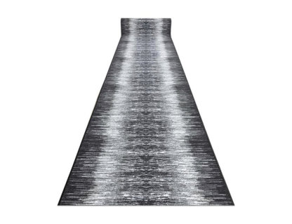 Alfombra de pasillo con refuerzo de goma gris 67x130 cm Domiona-domiona