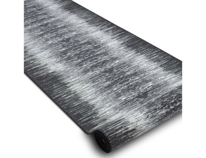 Alfombra de pasillo con refuerzo de goma gris 67x130 cm Domiona-domiona