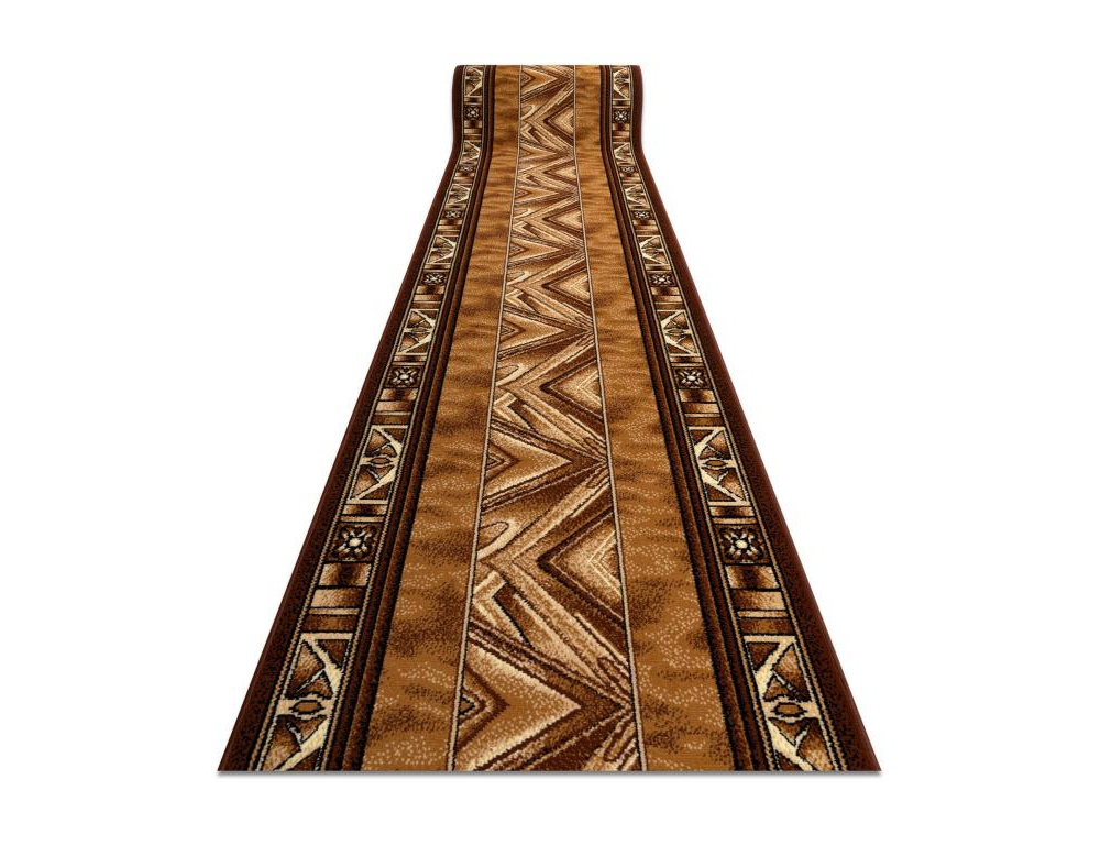 Alfombra de pasillo dorado oscuro 120x850 cm Domiona-domiona