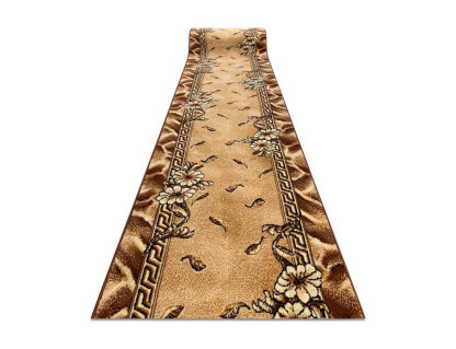 Alfombra de pasillo dorado oscuro 60x250 cm Domiona-domiona