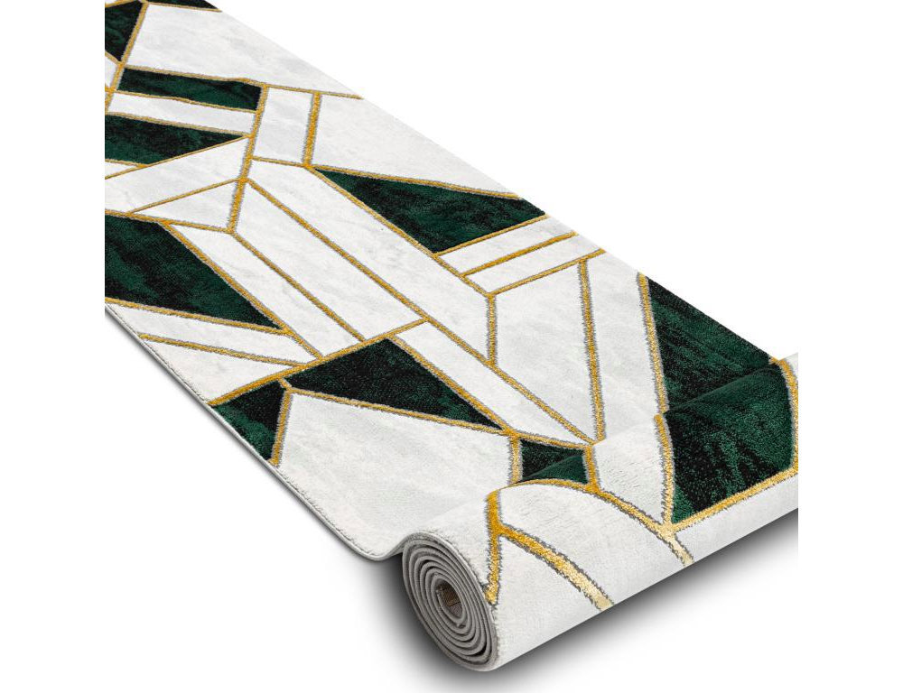 Alfombra de pasillo glamour, elegante mármol, 120x250 cm Domiona-domiona