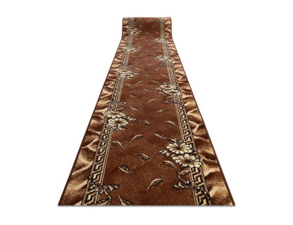 Alfombra de pasillo marrón 80x320 cm Domiona-domiona