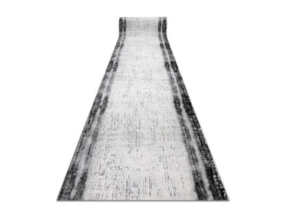 Alfombra de pasillo moderna, antracita 120x840 cm Domiona-domiona