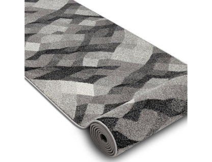 Alfombra de pasillo Palanga gris 90x120 cm Domiona-domiona