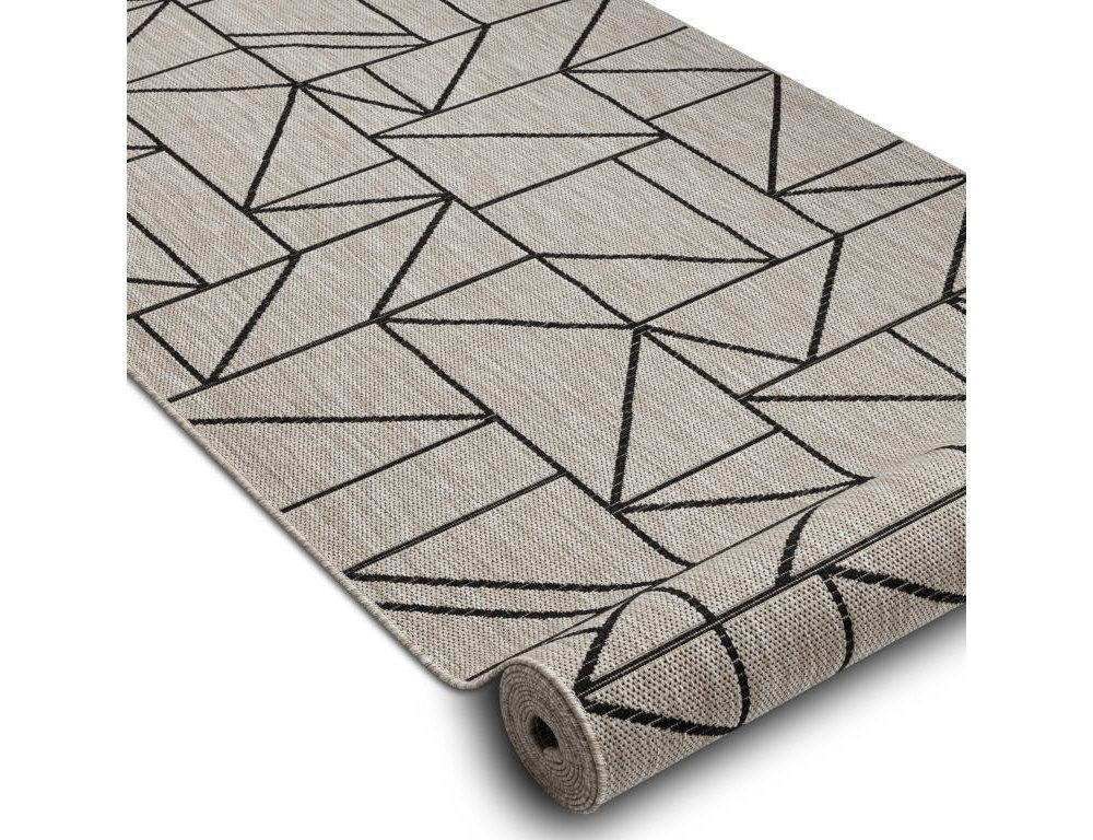 Alfombra de pasillo Triángulos, Geométri 100x650 cm Domiona-domiona