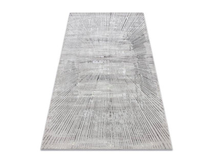 alfombra gris claro / gris - Líneas, moderna, estruct 180x270 cm Domiona-domiona