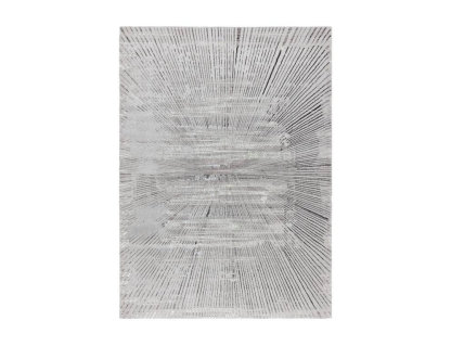 alfombra gris claro / gris - Líneas, moderna, estruct 180x270 cm Domiona-domiona
