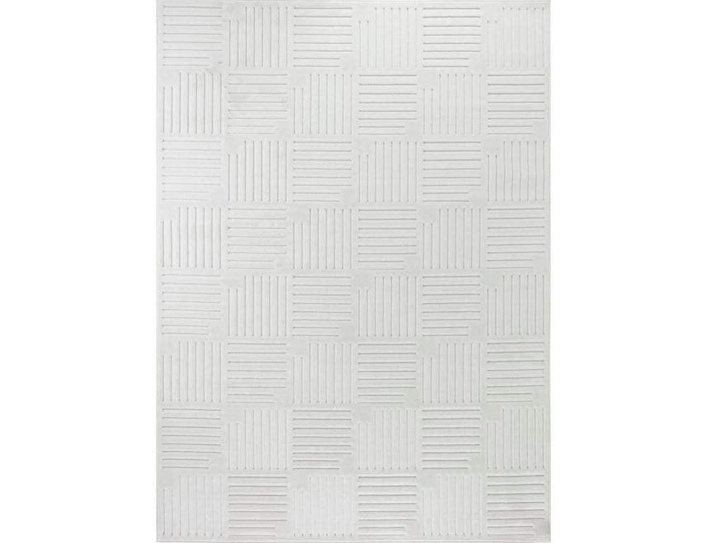Alfombra Moderna Interior/Exterior - Blanco - 120x170cm Domiona-domiona