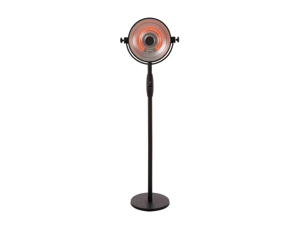 Calefactor de pie 2100 W halógeno negro RSS16 Domiona-domiona