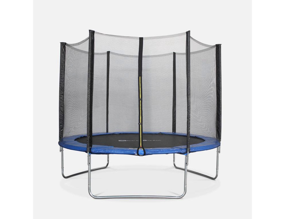 Cama elástica con protección red de 305cm azul Domiona-domiona