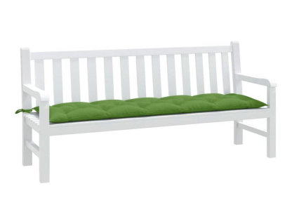 Cojín para banco de jardín tela verde melange 180x50x7 cm Domiona-domiona