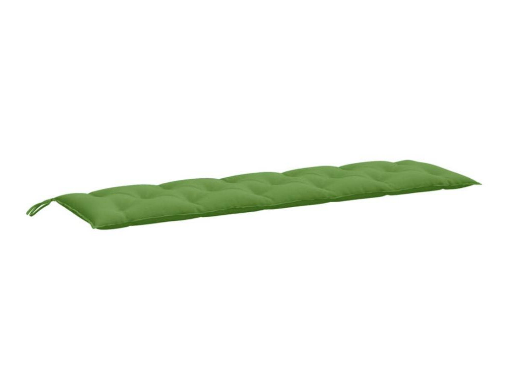 Cojín para banco de jardín tela verde melange 180x50x7 cm Domiona-domiona