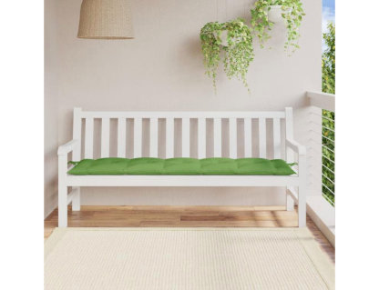 Cojín para banco de jardín tela verde melange 180x50x7 cm Domiona-domiona