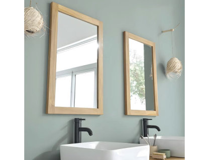 Espejo rectangular maciza de 50x80 cm Domiona-domiona