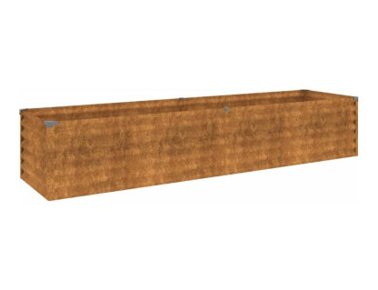 Jardinera acero corten 194x50x36 cm Domiona-domiona
