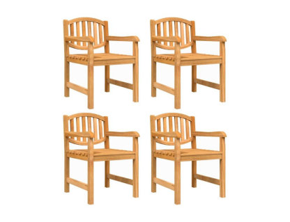 Juego de comedor para jardín 5 piezas madera maciza de teca Domiona-domiona