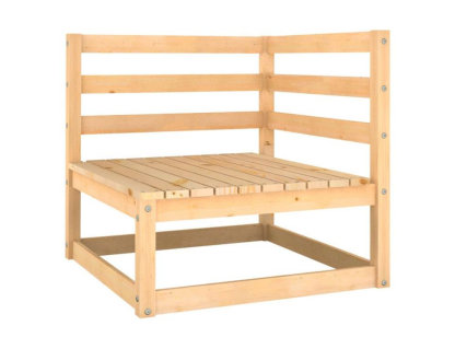 Juego de muebles de jardín 5 piezas madera maciza de pinorón Domiona-domiona