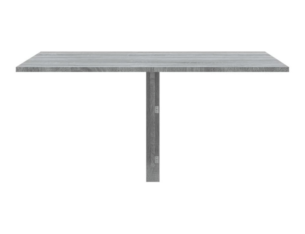 Mesa de pared plegable contrachapada gris 100x60x56 cm Domiona-domiona
