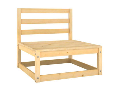 Muebles de jardín 10 pzas cojines antracita madera maciza pino Domiona-domiona