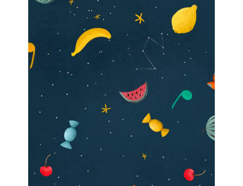 Papel pintado Space 65x300 cm Domiona-domiona