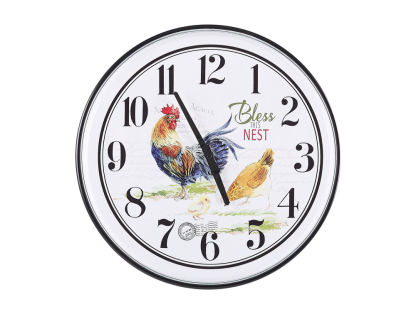 Reloj de pared Metal Multicolor Domiona-domiona