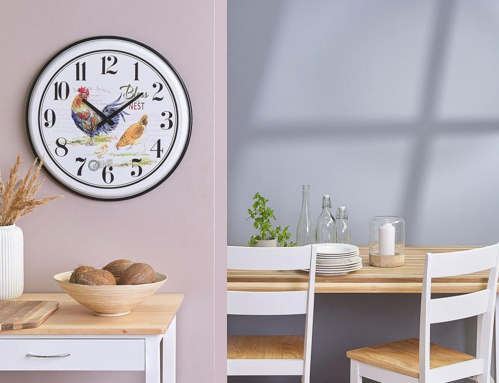 Reloj de pared Metal Multicolor Domiona-domiona