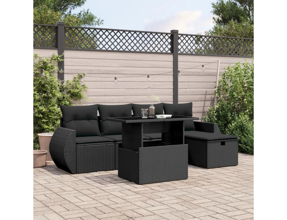 Biombo/Enrejado de 3 paneles madera de abeto negro 121x180 cm Domiona-domiona