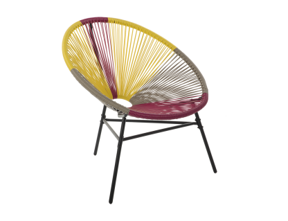 Silla de jardín Amarillo Domiona-domiona