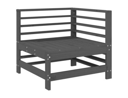 Conjunto de 2 sillas con reposabrazos de tela rizada y madera de hevea - Negro Domiona-domiona