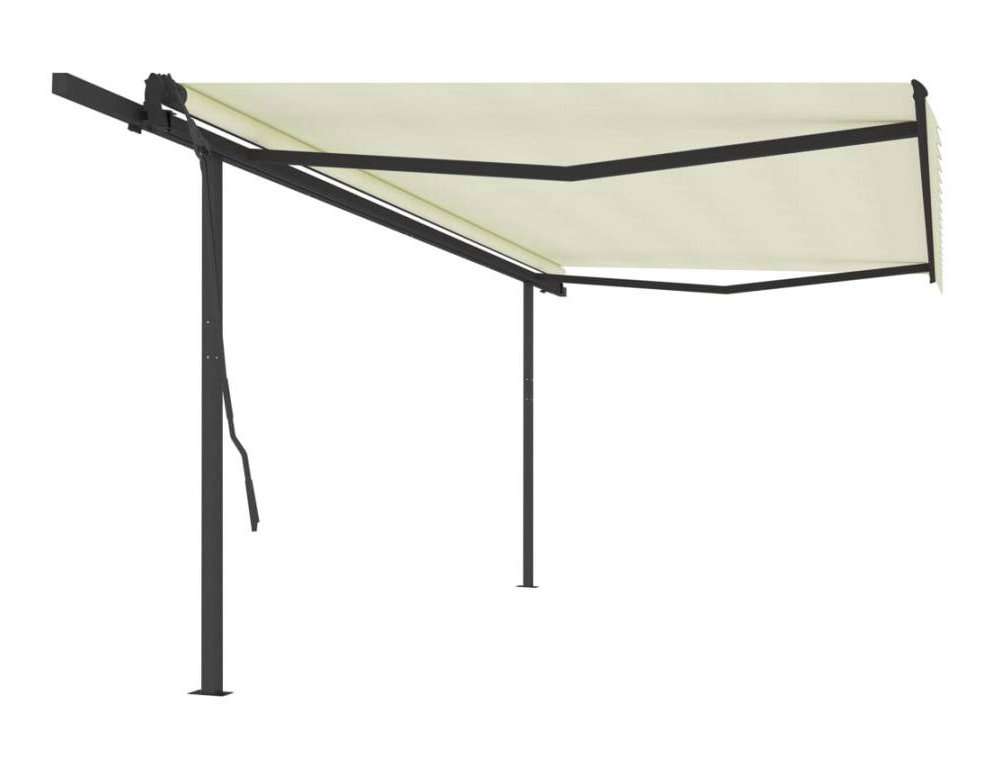Biombo 3 paneles tallado a mano madera mango blanco 120x165 cm Domiona-domiona