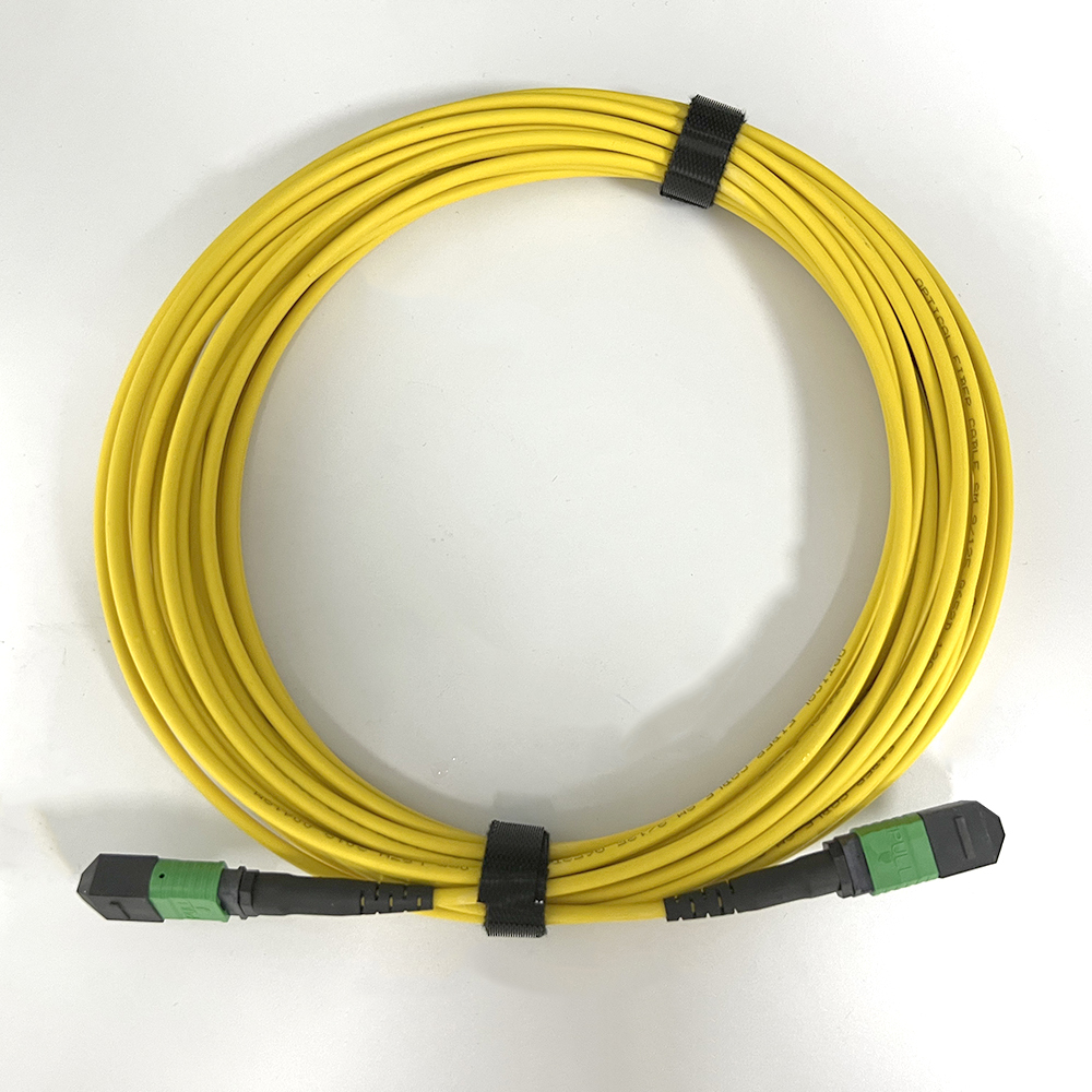 Single Mode MPO UPC Patch Cord Cable 12 Cores