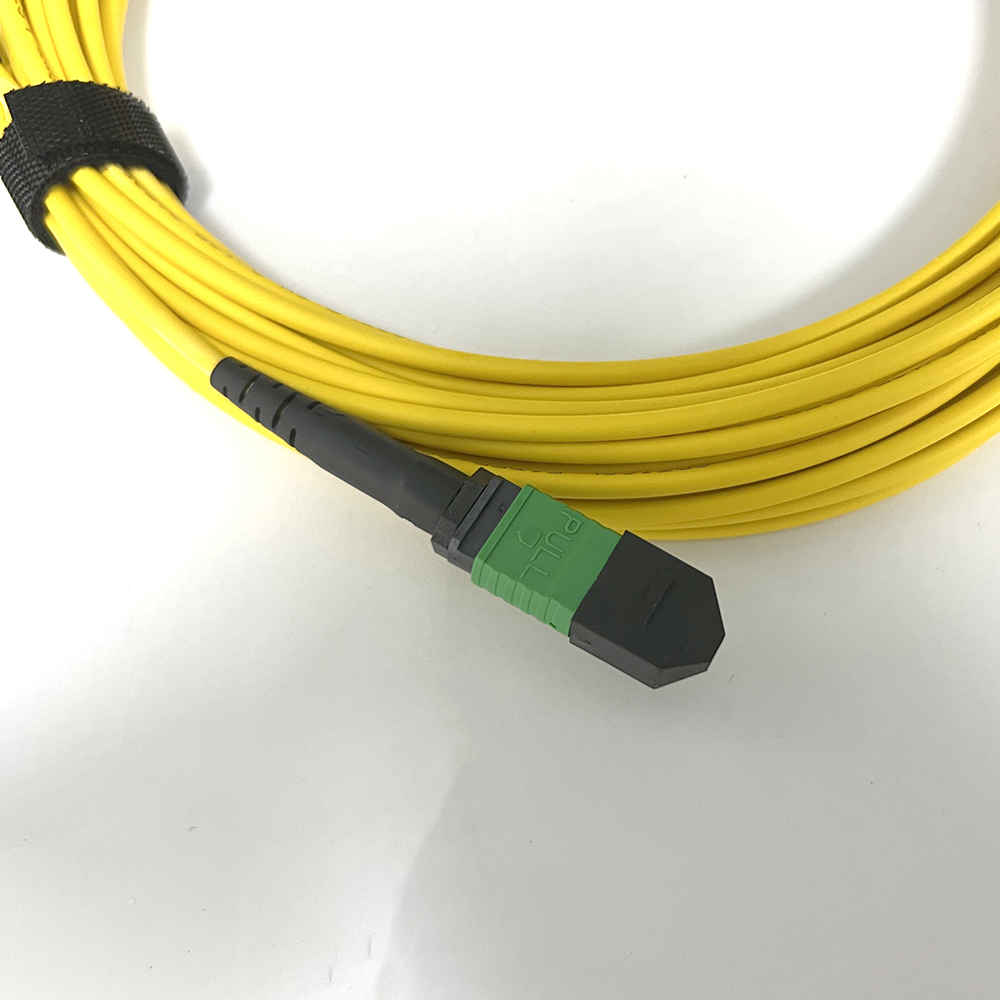 Single Mode MPO UPC Patch Cord Cable 12 Cores