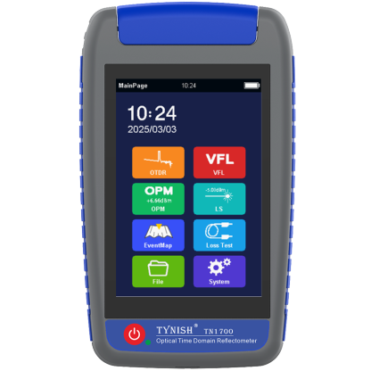 TN1700 Micro OTDR Optical Time Domain Reflectometer with Event Map Optical Power Meter Light Source Visual Fault Locator Loss Test SC Connector