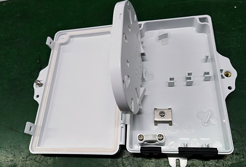 FF-FTB2A 2 Cores Optical Terminal Box (Max Capacity: 2 cores SC), Support Wall Mounting, 180*127*37mm