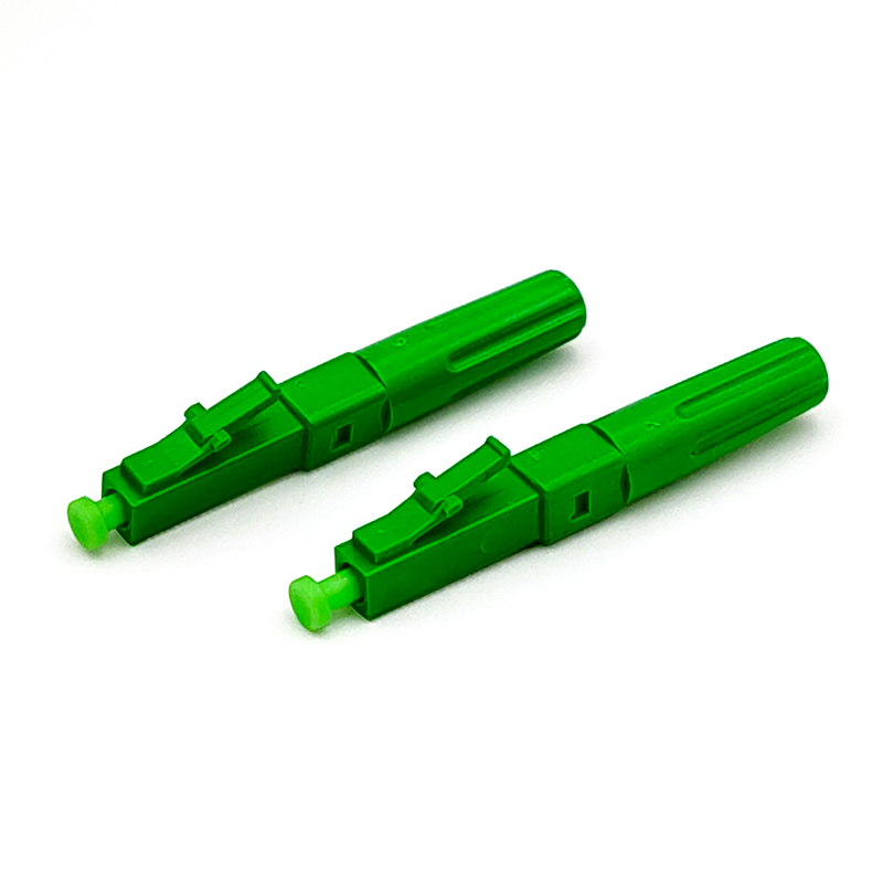 ELC925T-APC LC/APC Fast Connector for 2.0x3.0mm 1.6x2.0mm Drop Cable 3.0mm 2.0mm Indoor Cable 0.9mm Invisible Cable Fiber Optic Field Assembly Connector