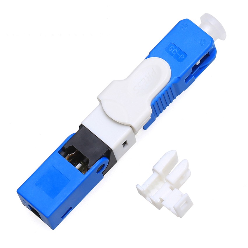 ESC25D-UPC SC/UPC Fast Connector for 2x3mm Drop Cable and 1.6x2mm Drop Cable FTTH Fiber Optic Field Assembly  Connector
