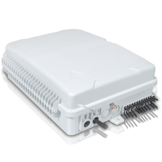 FF-FTB24B 24 Cores Optical Terminal Box (Max Capacity: 24 cores SC), Support Uncuting, Wall Mounting, Pole Mounting, 320x240x100mm