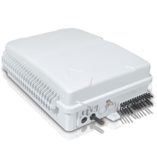 FF-FTB24B 24 Cores Optical Terminal Box (Max Capacity: 24 cores SC), Support Uncuting, Wall Mounting, Pole Mounting, 320x240x100mm