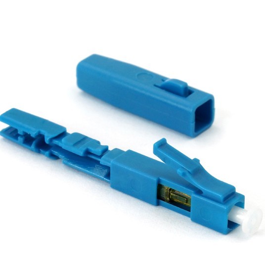 LC/UPC Field Fast Assembly Connector for 0.9mm 2.0mm 3.0mm Indoor Cable and FTTH Flat Cable