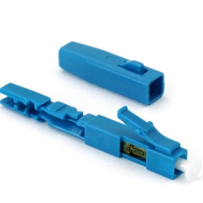 LC/UPC Field Fast Assembly Connector for 0.9mm 2.0mm 3.0mm Indoor Cable and FTTH Flat Cable