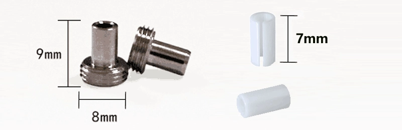 VFL Metal Part and Ceramic Tube Connector Replacement for Visual Fault Locator