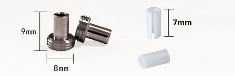 VFL Metal Part and Ceramic Tube Connector Replacement for Visual Fault Locator
