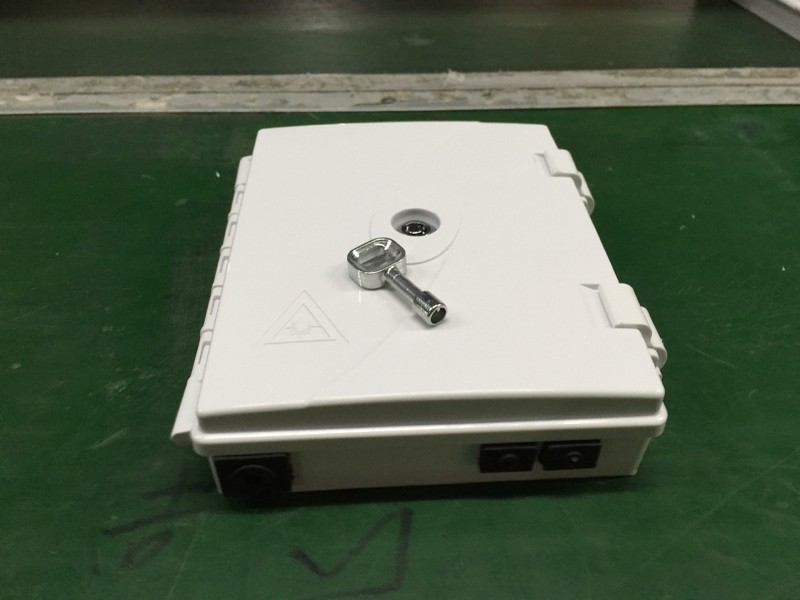 FF-FTB2B 2 Cores Optical Terminal Box (Max Capacity: 2 cores SC), Support Wall Mounting, 150*120*37mm
