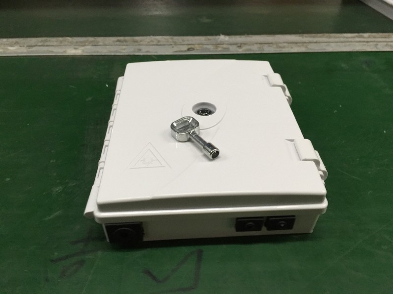 FF-FTB2B 2 Cores Optical Terminal Box (Max Capacity: 2 cores SC), Support Wall Mounting, 150*120*37mm