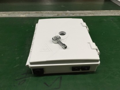 FF-FTB2B 2 Cores Optical Terminal Box (Max Capacity: 2 cores SC), Support Wall Mounting, 150*120*37mm