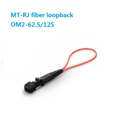 Duplex PVC MTRJ SM OM1 OM2 OM3 Single mode Multimode Fiber Loopback Module