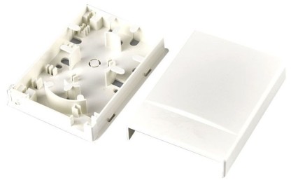 FF-FOS1D Fiber Optic Socket Faceplate for Indoor Cable 1 Core Wall Mounting