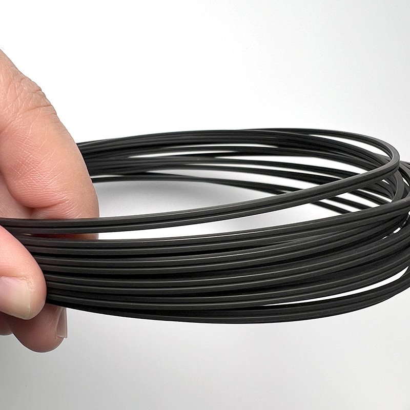 G657A SC APC - SC APC Optical Fiber Drop Cable Flat Entry Cable Single Mode 2x3mm 1 Core