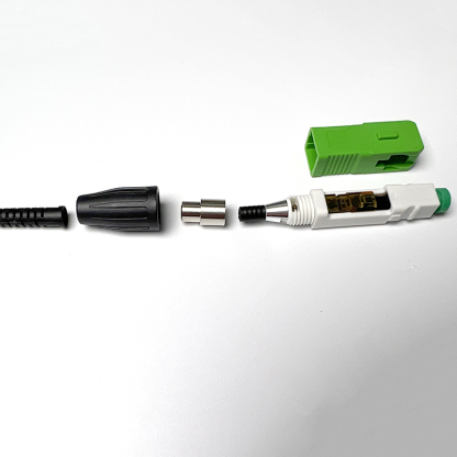 ESC920H SC/APC Fast Connector for 3.0mm 2.0mm and 0.9mm Indoor Cable Fiber Optic Field Assembly Connector